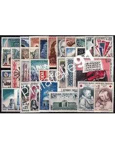 Année complète de timbres de France 1965 - Neuve**, Collection timbres France