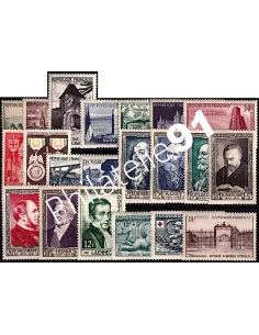 Année complète de timbres de France de 1952, collection Timbres France