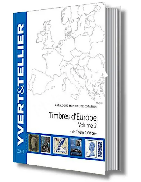 Catalogue des timbres d'Europe 2023 Volume 2, Carélie à Grèce