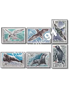 TAAF n° 55 à 60, Collection timbres DOM TOM