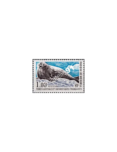 Timbre des TAAF n° 58, phoque, Collection timbres DOM TOM