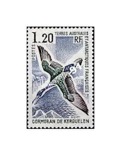 Timbre des TAAF n° 59, Cormoran de Kerguelen, Collection timbres DOM TOM
