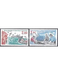 TAAF, n° 233 à 234 (Issus de Triptyque), Collection timbres Dom-Tom