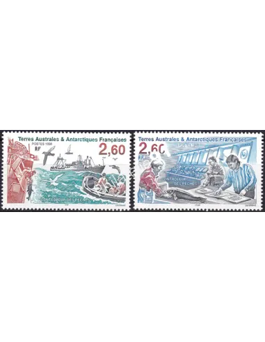 TAAF, n° 233 à 234 (Issus de Triptyque), Collection timbres Dom-Tom