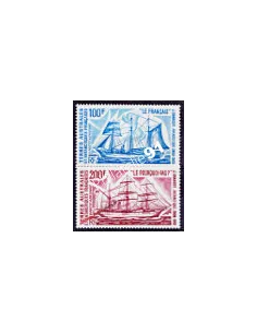 TAAF -  P.A. n°  38 et 39 - Bateaux d'expéditions de J. Charcot