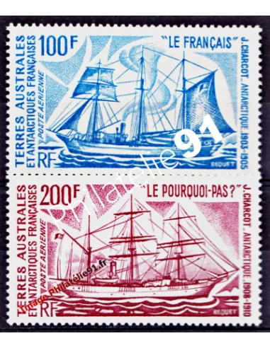 TAAF -  P.A. n°  38 et 39 - Bateaux d'expéditions de J. Charcot