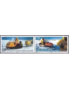 TAAF, Paire n° 737 à 738, issue de feuille F737, timbres Dom-Tom