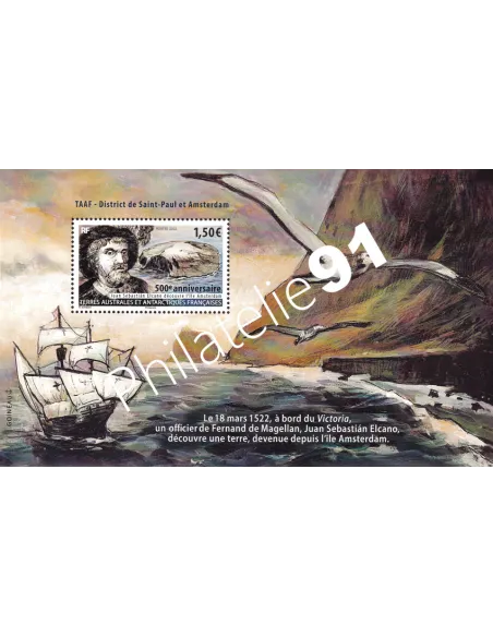 TAAF n° 1013, Feuille, Collection timbres Dom-Tom