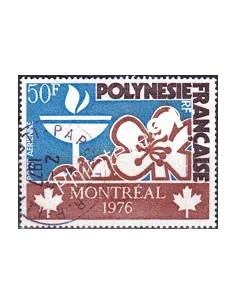 POLYNESIE, PA n° 112 oblitéré, Collection timbres Dom-Tom
