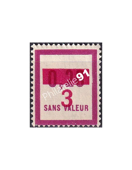 Timbre Fictif n° F 63, Collection timbres France