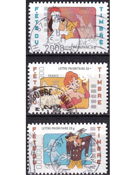 Timbres adhésifs n° 160 à 162 oblitérés, collection timbres France