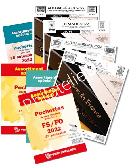 -                      2022  -  JEU    FS +  FS ADHESIFS FRANCE - 1er + 2ème semestre 2022 + les pochettes