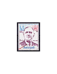 Timbre des TAAF -  P.A. n°  61 - Général de Gaulle