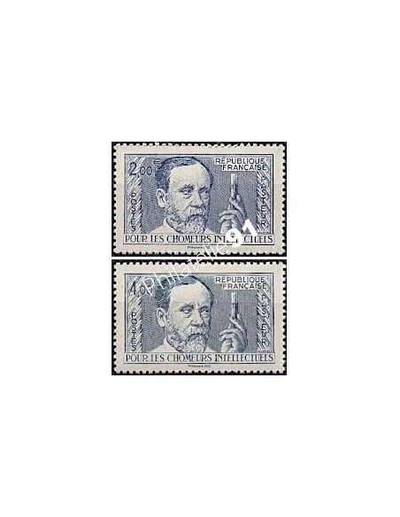 Timbres n° 5599 - 5600 issus du bloc Louis Pasteur, timbres de France