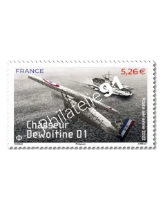 Timbre Poste aérienne n° 92, Chasseur Dewoitine D1, timbres de France