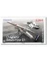 Timbre Poste aérienne n° 92, Chasseur Dewoitine D1, timbres de France