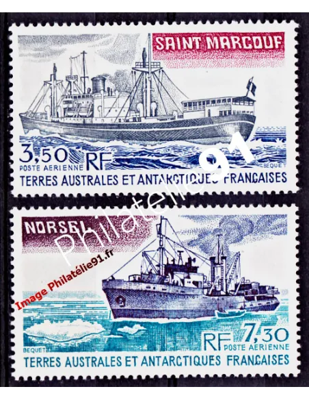 TAAF -  P.A. n°  63 - 64 - Bateaux