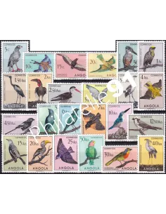 Angola, n° 328 à 351 charnière, collection Timbres Afrique