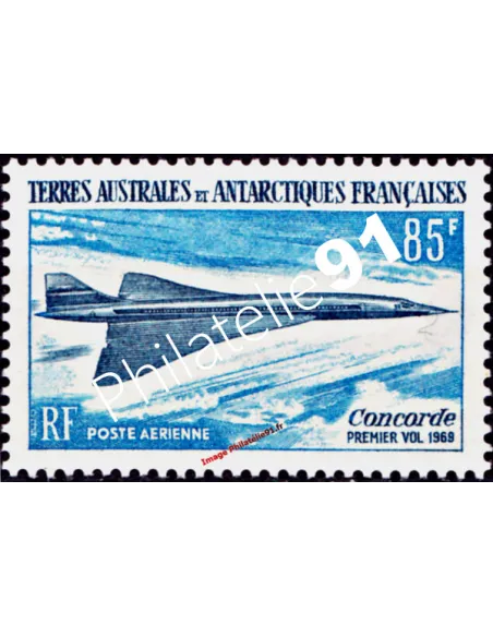 TAAF -  P.A. n°  19 - Avion supersonique "Concorde"
