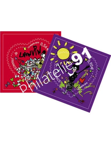 ADH. n° 386 - 387 "Coeurs LANVIN" - La paire