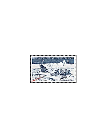 TAAF -  P.A. n°  74 - Traîneau à chiens - Terre Adélie