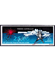 Timbre des TAAF -  Poste aérienne n° 78 - "Terres Australes" du peintre Mathieu
