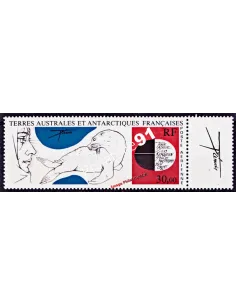 TAAF -  P.A. n°  89 - Explorateur et pinnipède - Trémois