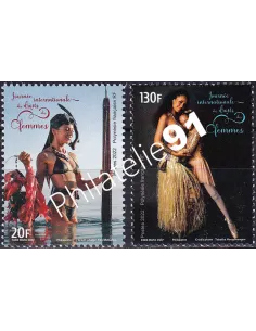 POLYNESIE, n° 1292 à 1293, Collection timbres Dom-Tom