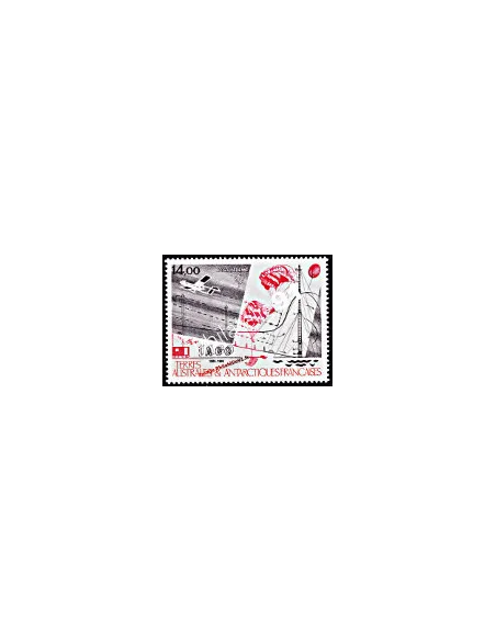 TAAF -  P.A. n°  95 - Avion, ballon-sonde, antennes