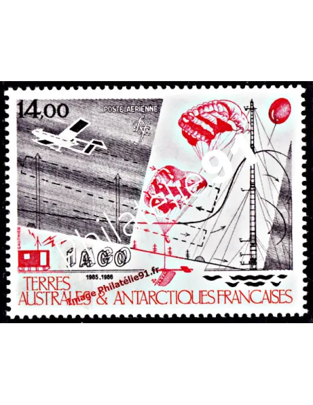 TAAF -  P.A. n°  95 - Avion, ballon-sonde, antennes