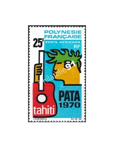POLYNÉSIE, PA n° 28, Collection timbres Dom-Tom