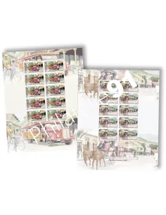 POLYNESIE, Feuilles n° F949 et F950, Collection timbres Dom-Tom