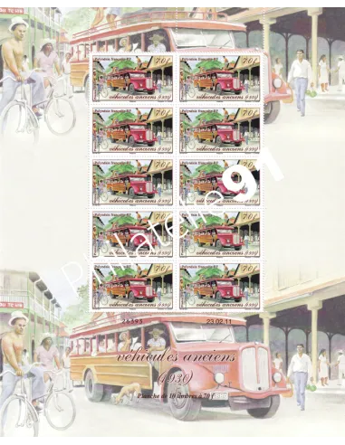 POLYNESIE, Feuilles n° F949 et F950, Collection timbres Dom-Tom