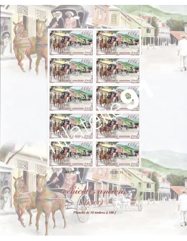 POLYNESIE, Feuilles n° F949 et F950, Collection timbres Dom-Tom