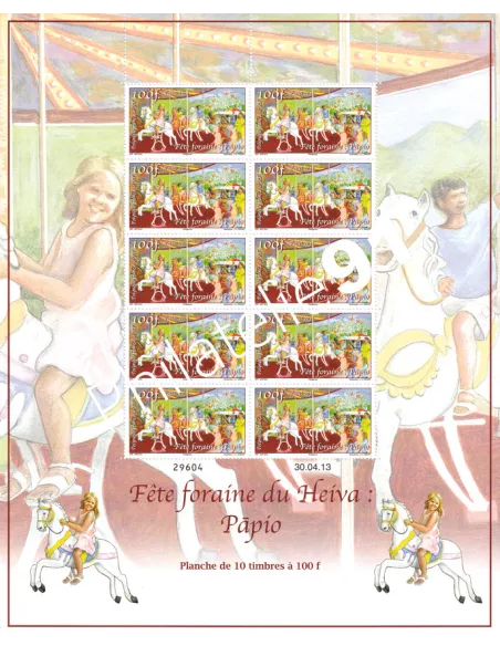 POLYNESIE, Feuille n° F1033, Collection timbres Dom-Tom