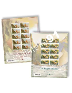 POLYNESIE, Feuilles n° F1042 et F1043, Collection timbres Dom-Tom