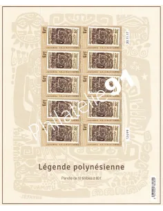 POLYNESIE, Feuille n° F1175, Collection timbres Dom-Tom