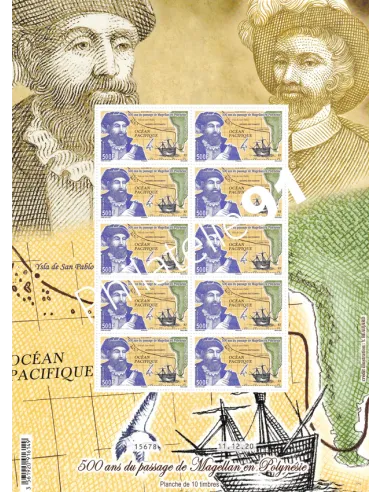 POLYNESIE, Feuille n° F1259, Collection timbres Dom-Tom