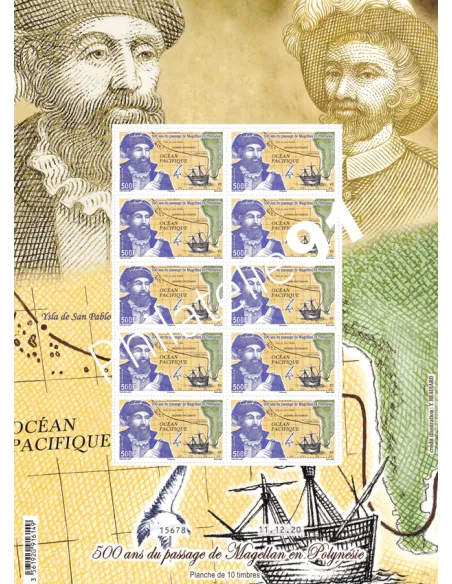 POLYNESIE, Feuille n° F1259, Collection timbres Dom-Tom