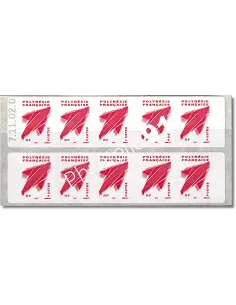 Carnet n° 737 de POLYNESIE, Adhésif, ITVF, Collection timbres Dom-Tom