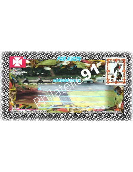 Wallis, Aérogramme n° 1, collection timbres Dom-Tom