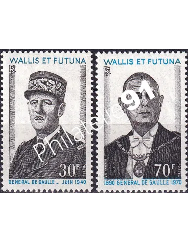 Wallis et Futuna, n° 180 à 181, Collection timbres Dom-Tom