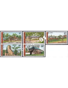 Wallis et Futuna, n° 203 à 207, Collection timbres Dom-Tom
