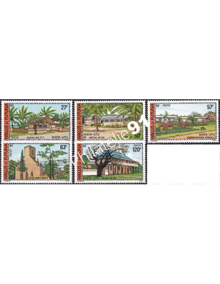 Wallis et Futuna, n° 203 à 207, Collection timbres Dom-Tom