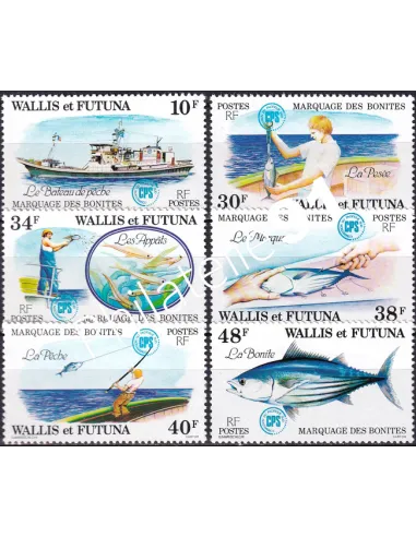 WALLIS ET FUTUNA n° 226 à 231, collection timbres Dom-Tom