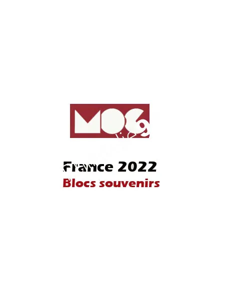 MOC Feuilles préimprimées France Blocs Souvenir Philatélique 2022