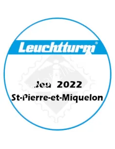 Feuilles SF LEUCHTTURM St Pierre et Miquelon 2022, matériel philatélique
