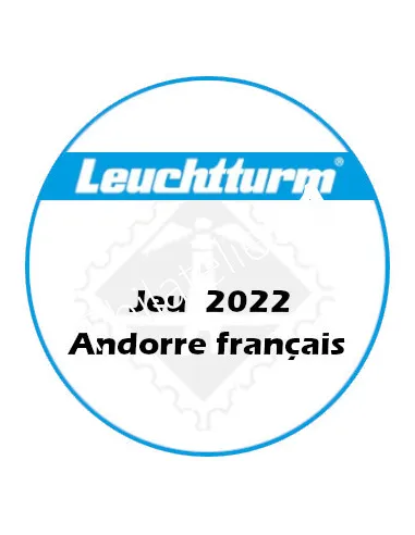 LEUCHTTURM Andorre poste française 2022, matériel philatélique