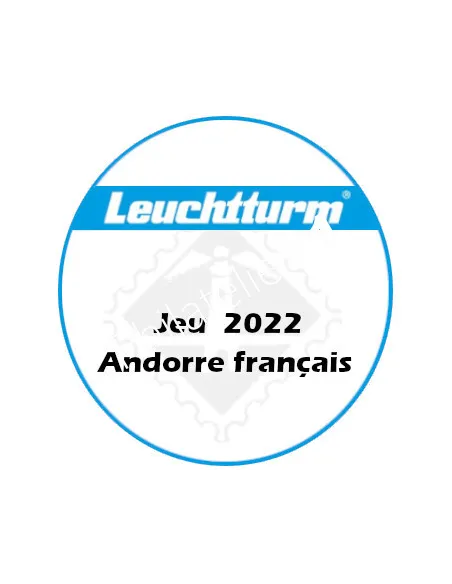 LEUCHTTURM Andorre poste française 2022, matériel philatélique