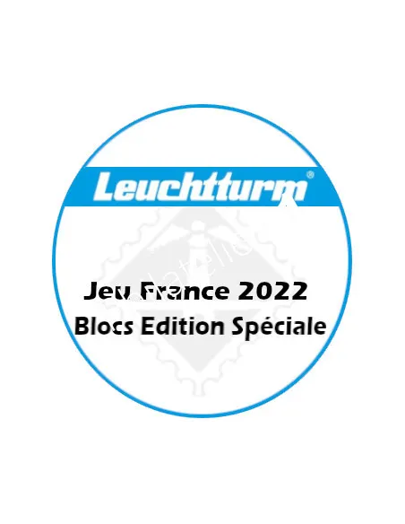 -            2022  - Leuchtturm - Feuilles SF FRANCE 2022 pour les blocs "Edition Spéciale"